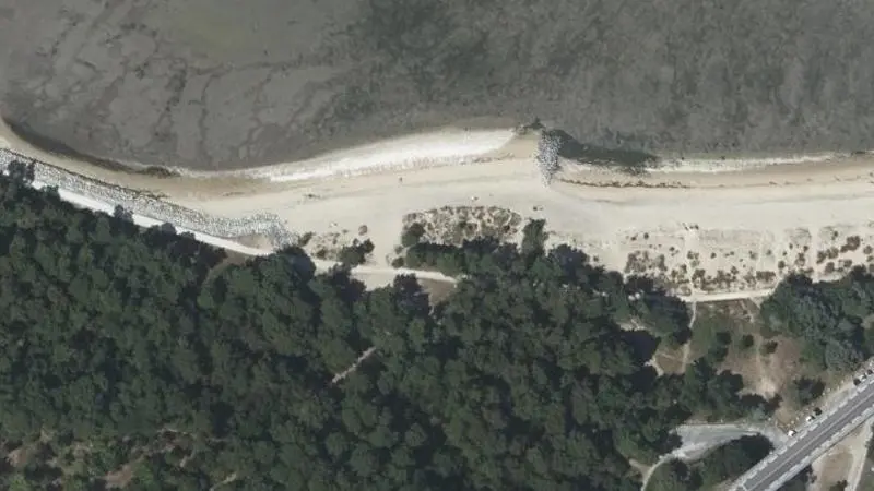 Vue aérienne : Plage du Mus de Loup