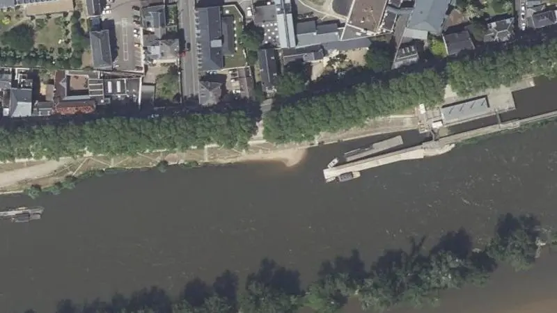 Vue aérienne : Plage de l'Oussance