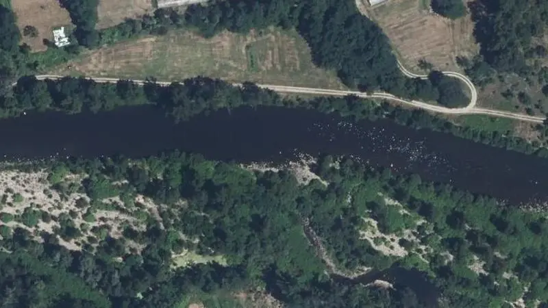 Vue aérienne : L'Eyrieux au Lieu Dit le Pigeonnier