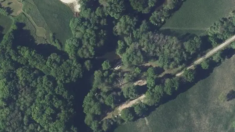 Vue aérienne : Plage De Petit-Bersac
