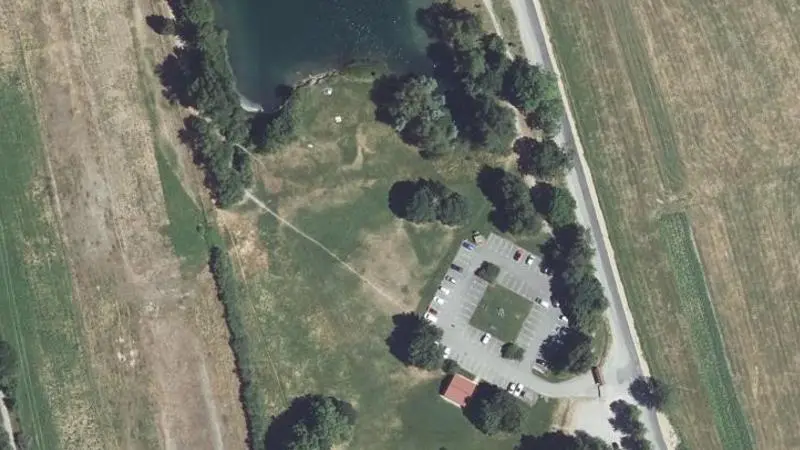 Vue aérienne : Base de Loisirs des Ilettes