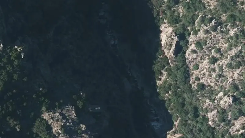 Vue aérienne : Heric - les Gorges
