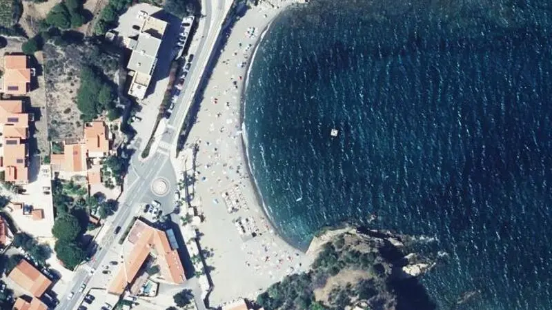 Vue aérienne : Plage des Elmes