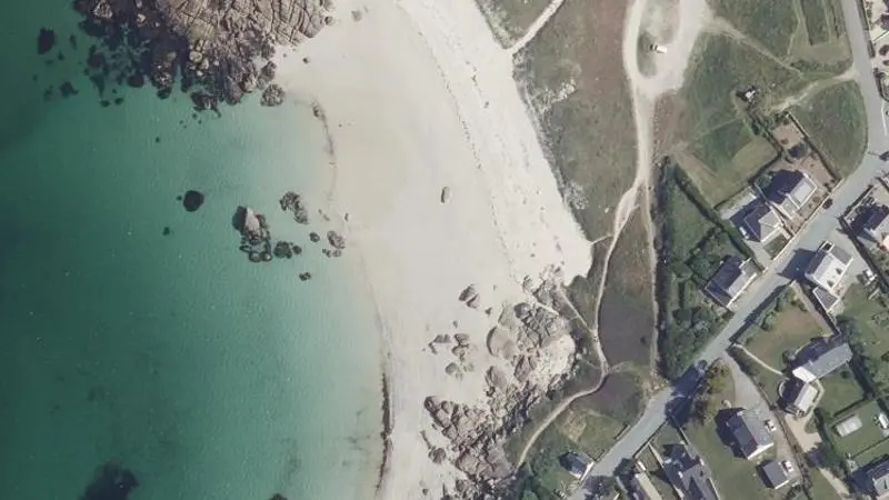 Vue aérienne : La Baleine