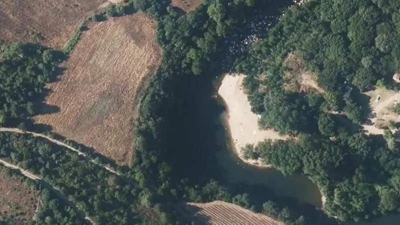 Vue aérienne : Orb-Tarassac