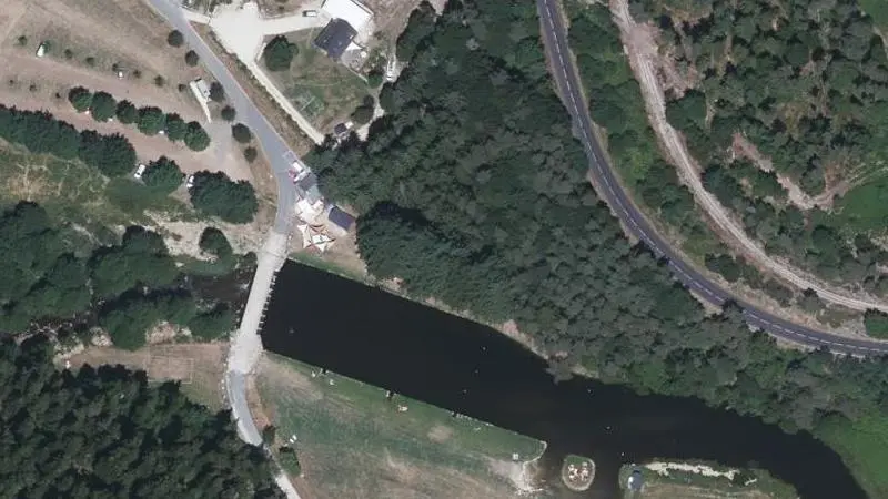 Vue aérienne : La Plage