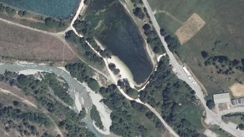Vue aérienne : Lac du Casset