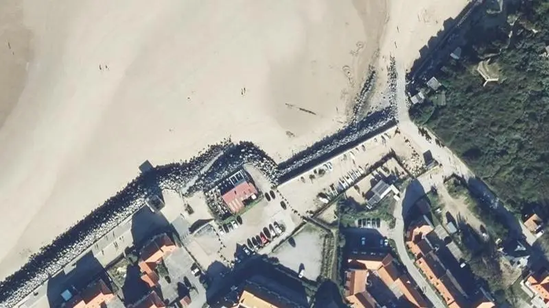 Vue aérienne : Wissant Centre Plage