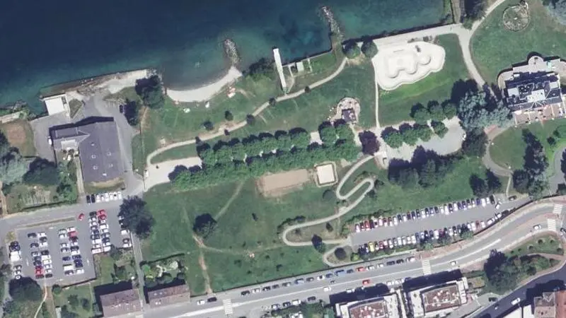 Vue aérienne : Parc Dolfuss