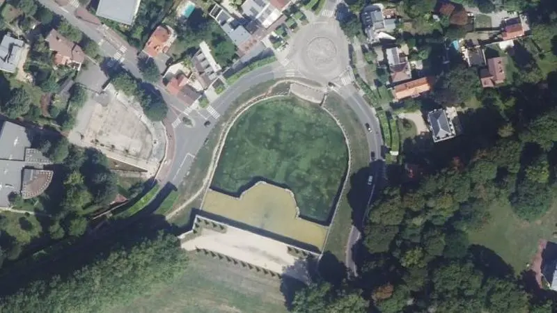 Vue aérienne : Bassin de l'Abreuvoir