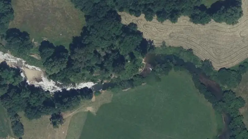 Vue aérienne : Plage de l'Arros