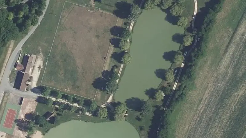 Vue aérienne : La Planche Baron