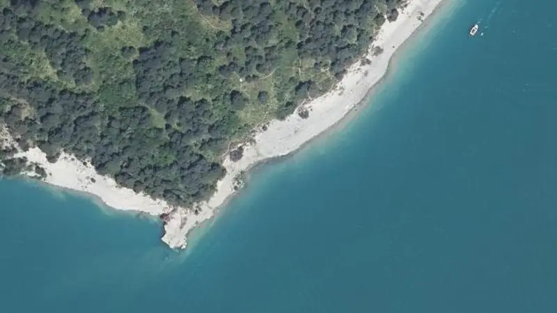 Vue aérienne : Plage de Sinard