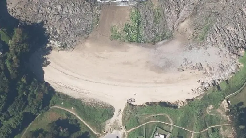 Vue aérienne : La Mare