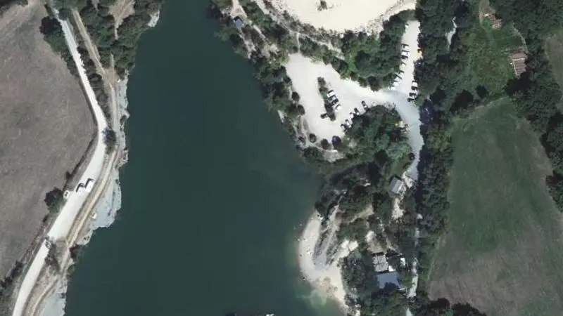 Vue aérienne : Lac Cisba