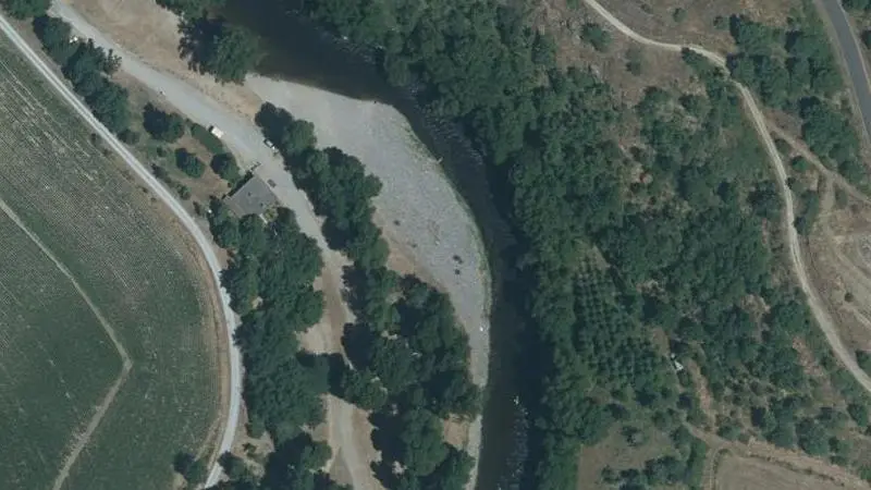 Vue aérienne : Allier Rive Gauche