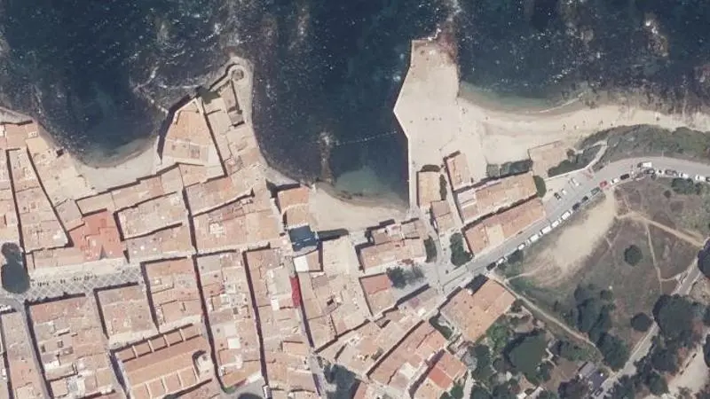 Vue aérienne : La Ponche