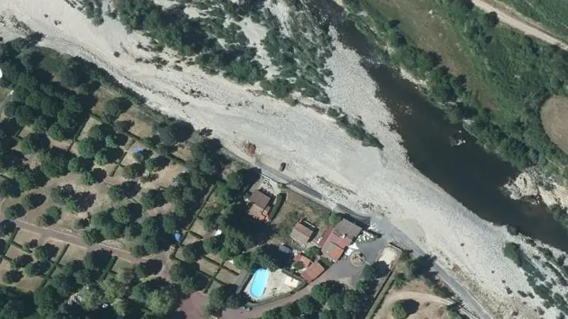 Vue aérienne : Pont de Goudet