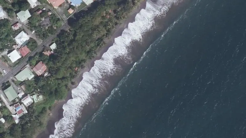 Vue aérienne : Grande Anse