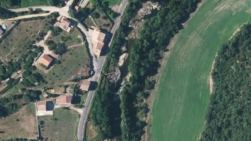 Vue aérienne : Rongas