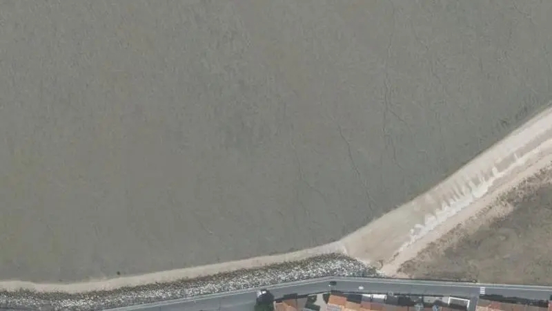 Vue aérienne : Plage Nord