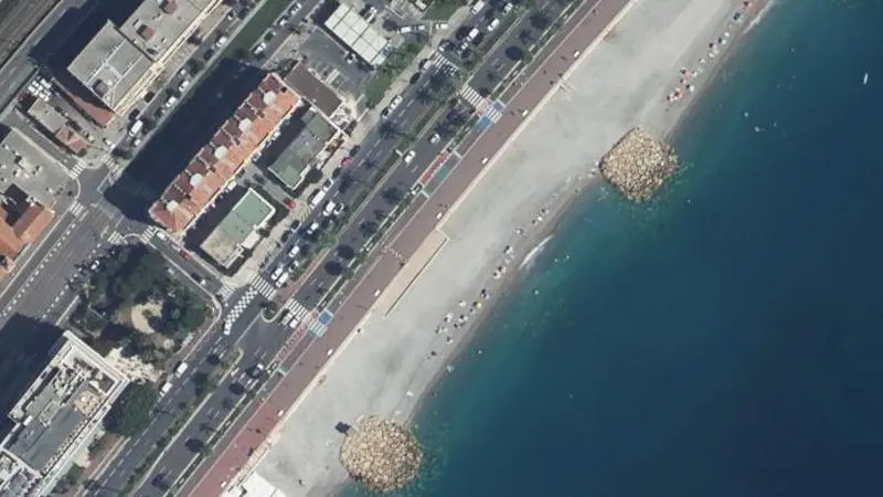 Vue aérienne : Sainte-Helene