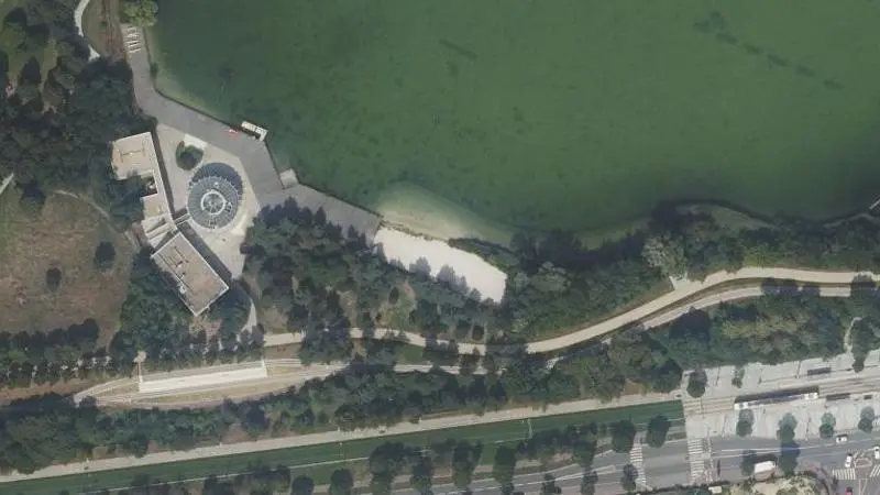 Vue aérienne : Parc des Chanteraines