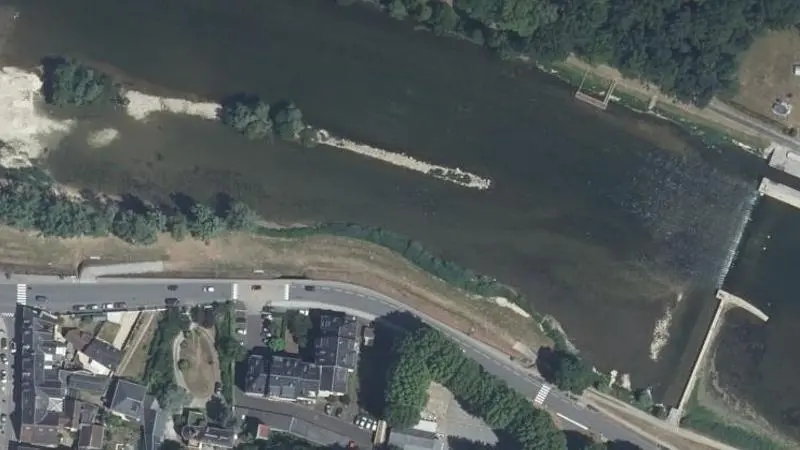 Vue aérienne : Blere Plage