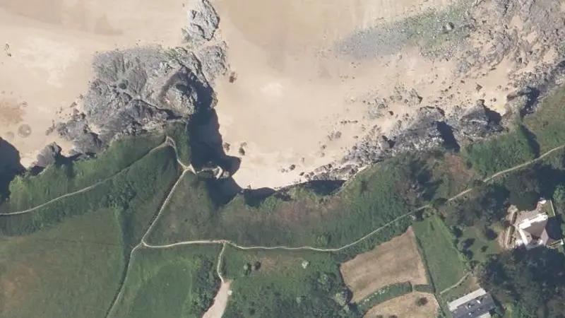 Vue aérienne : Pissotte