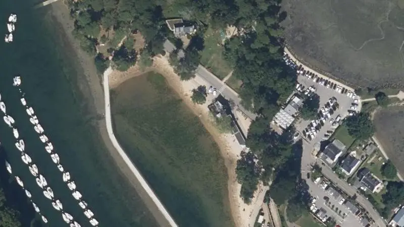 Vue aérienne : Bassin de Conleau