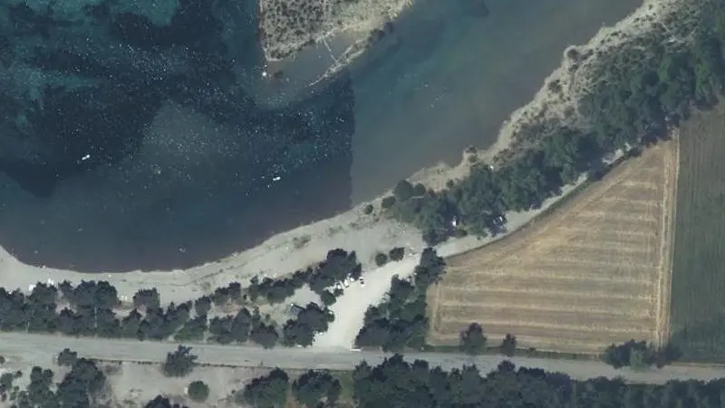 Vue aérienne : 3" Lac - Lac des Peupliers
