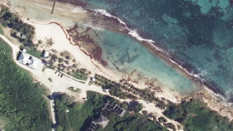 Vue aérienne : Plage de Montal