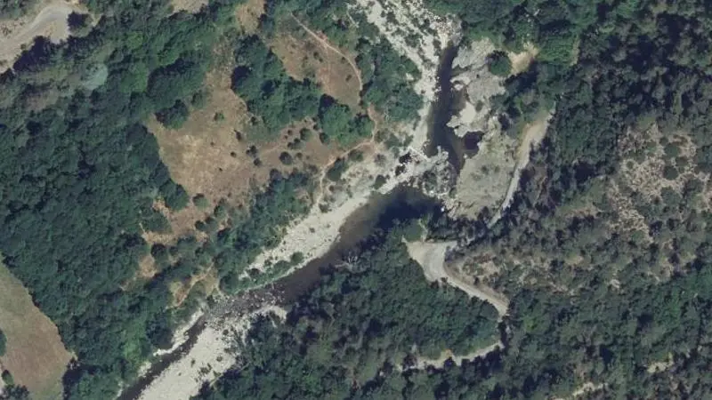 Vue aérienne : Plage du Luech