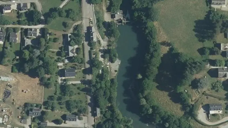 Vue aérienne : Plage de la Neste