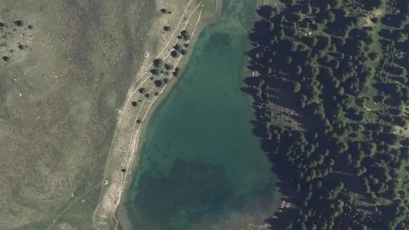 Vue aérienne : Lac de Sainte-Marguerite