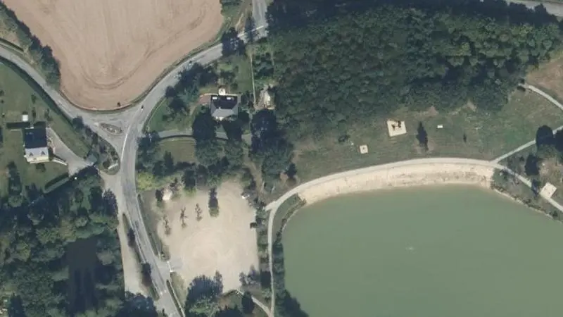 Vue aérienne : Vallee de l'Ise