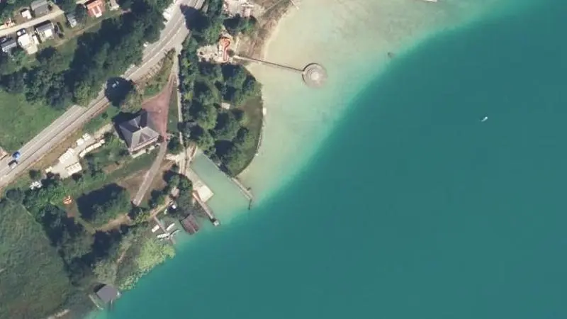 Vue aérienne : Plage Saint Alban
