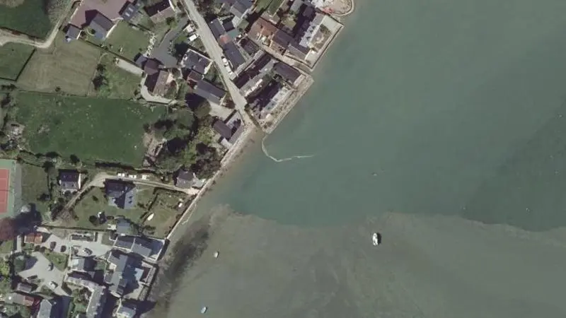 Vue aérienne : Le Rivage de Quettehou