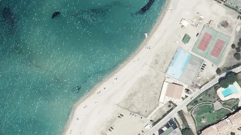 Vue aérienne : Plage du Stagnone
