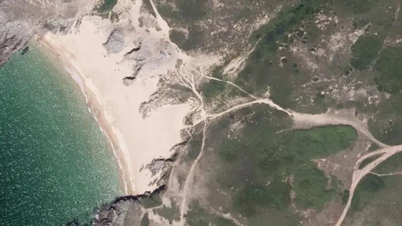 Vue aérienne : Portz Plouz