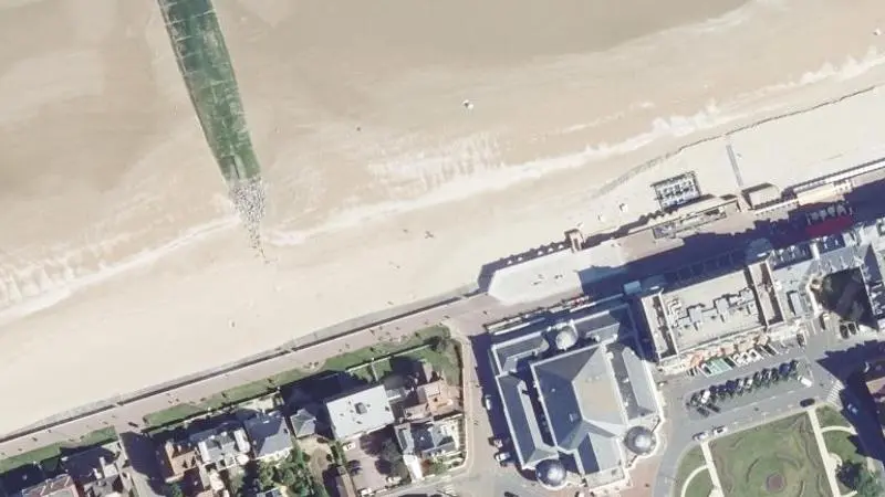 Vue aérienne : Cabourg Centre