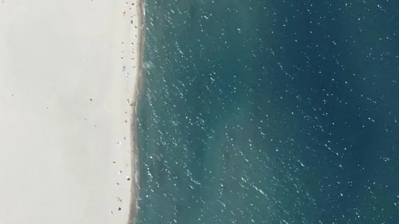 Vue aérienne : Plage du Mar Estang
