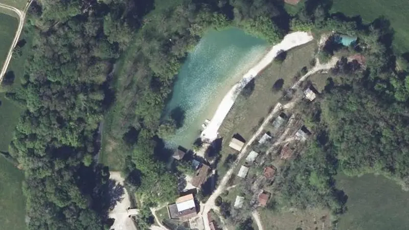 Vue aérienne : Lac du Moulin de Surier
