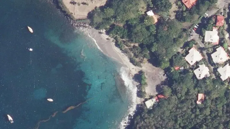 Vue aérienne : Petite Anse