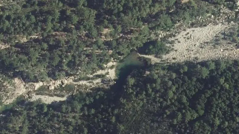 Vue aérienne : Plage de la Solenzara