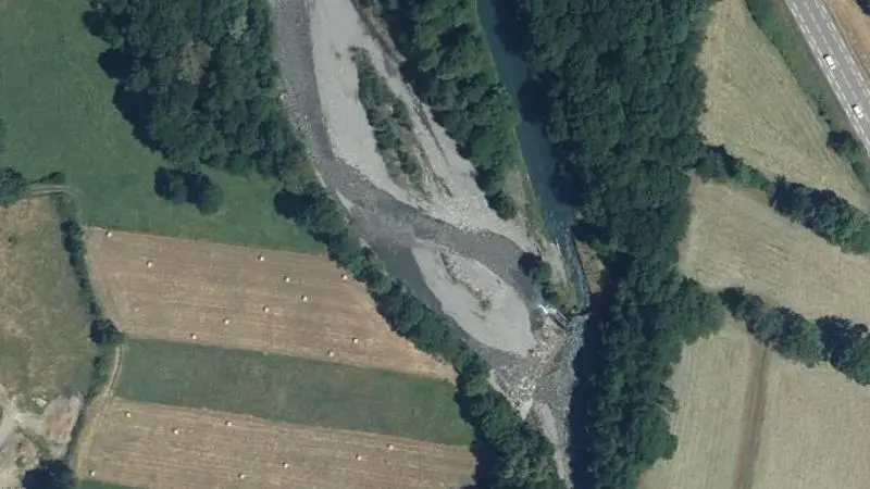 Vue aérienne : Plage de la Neste