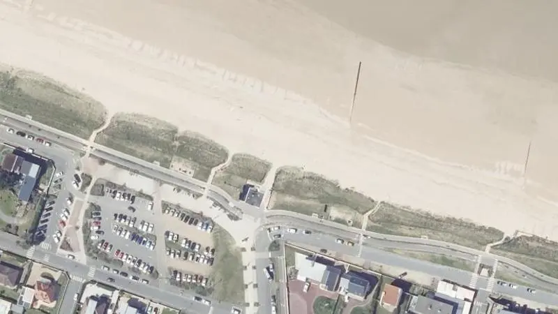 Vue aérienne : Poste de Surveillance