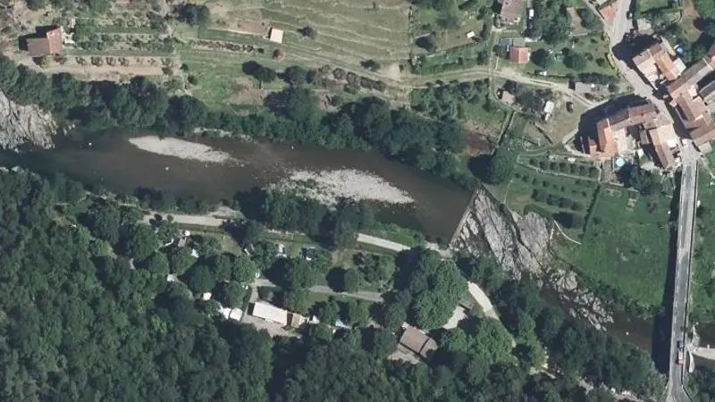 Vue aérienne : Le Vieux Moulin