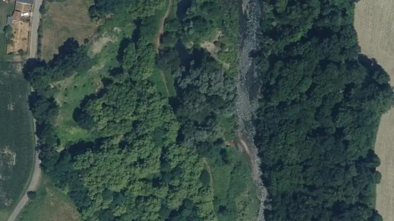 Vue aérienne : Plage de l'Adour