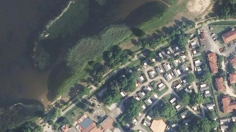 Vue aérienne : Le Ponton